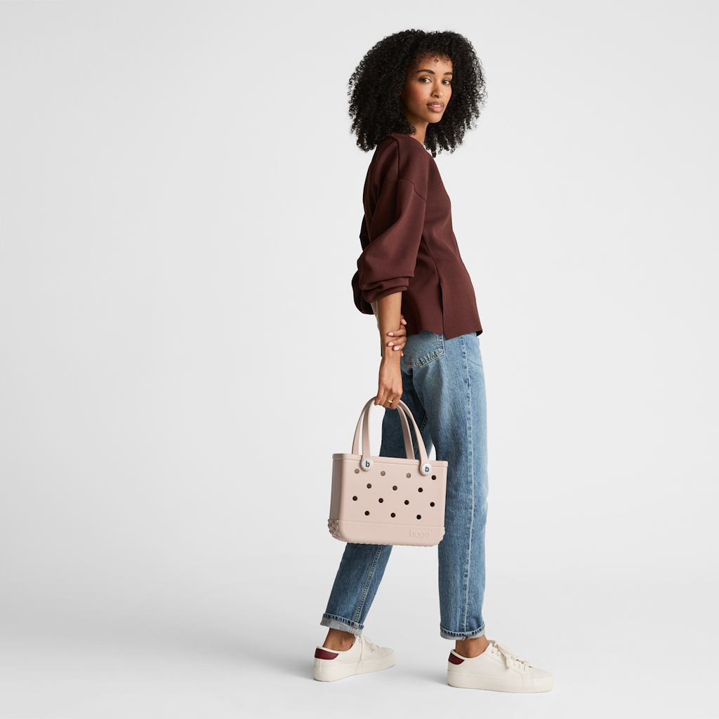 Bitty Bogg Bag - Checkered Coconut/Mushroom - Travel More Daily