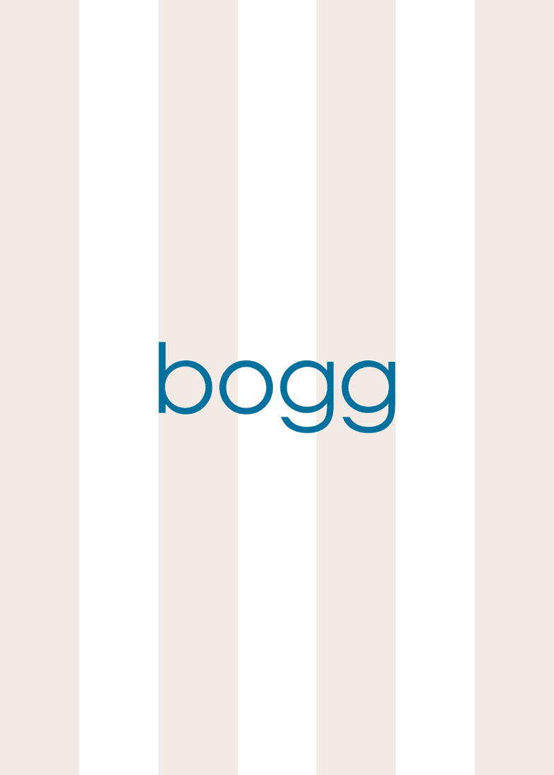 Bogg Stripes Greeting Card - Work Bag Favorite
