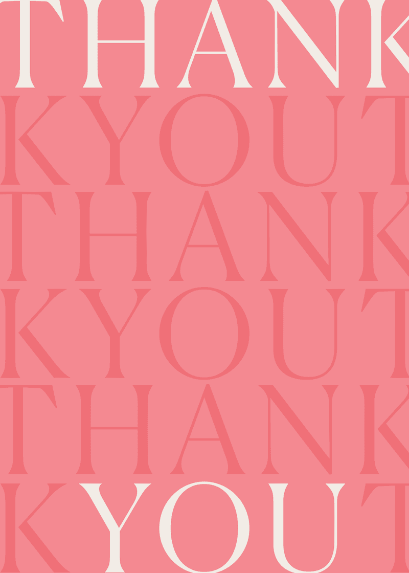 Bogg Thank You Greeting Card - Made to Shop