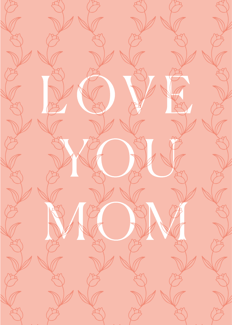 Love You Mom Greeting Card - Beach Better