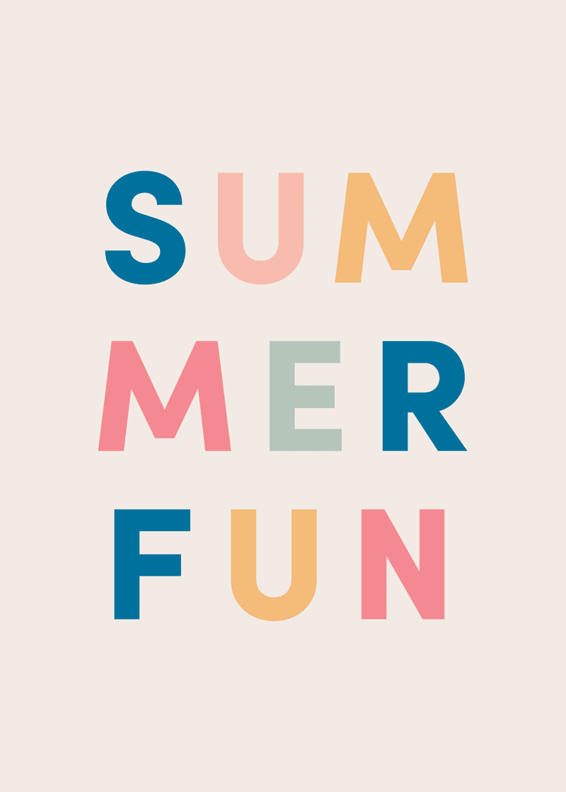 Summer Fun Greeting Card - Pool Your Way
