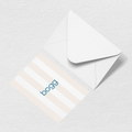 Bogg Stripes Greeting Card - Work Bag Favorite