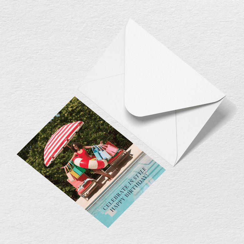 Happy Birthday Umbrella Greeting Card - Everyday Carry Energy