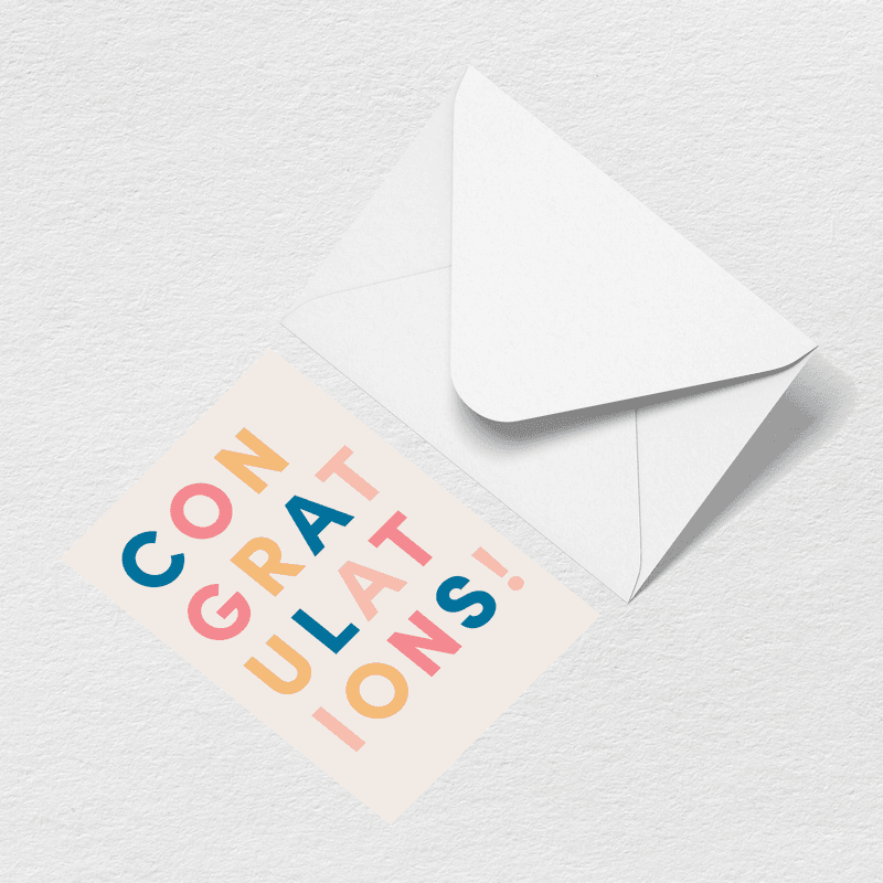 Bogg Congratulations Greeting Card - Ready for Shopping