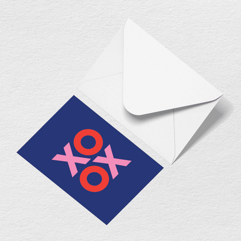 XOXO Greeting Card - For Weekend Plans
