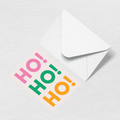 Ho Ho Ho Greeting Card - Easy Bag Choice