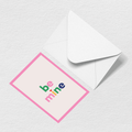 Be Mine Greeting Card - Made to Organize