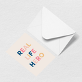 Real Life Hero Greeting Card - Family Carry Energy