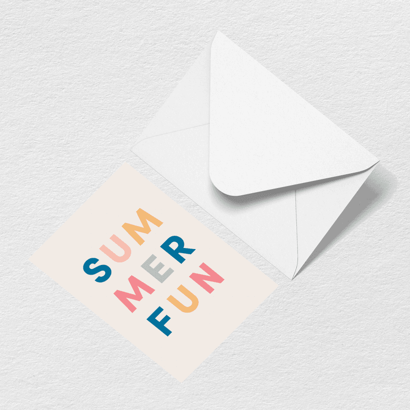 Summer Fun Greeting Card - Pool Your Way